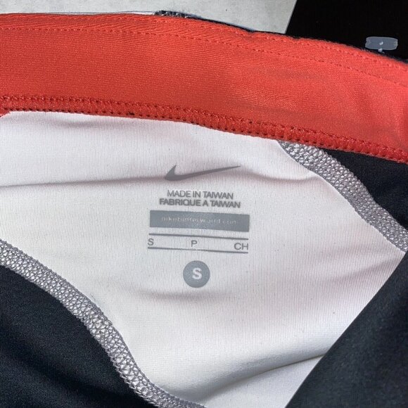 Nike Womens Small Triathlon Half Tight Black White Athletic Running Shorts NWT - Picture 5 of 8